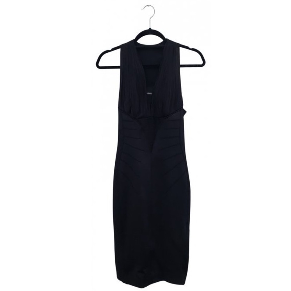 Versace Bodycon Silk Plunging Dress